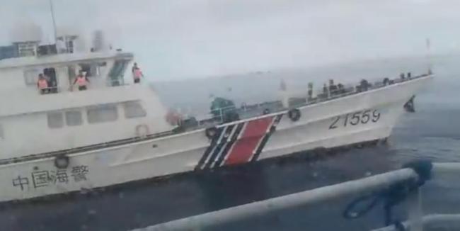 中国海警在铁线礁拦截菲船有何意味 宣示主权信号强烈